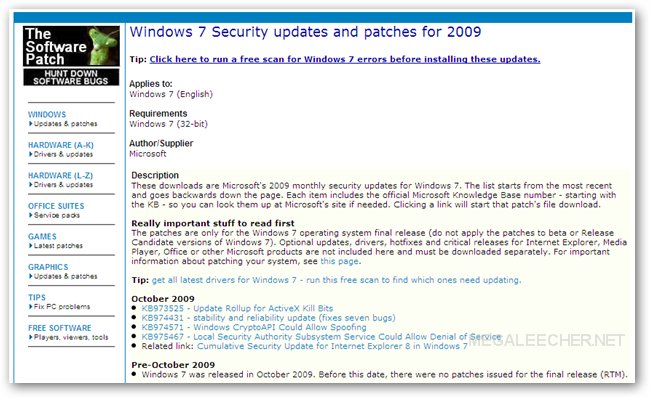 Windows 7 Offline Updates
