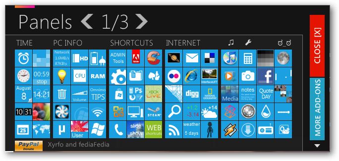 Windows 8 Metro UI Config
