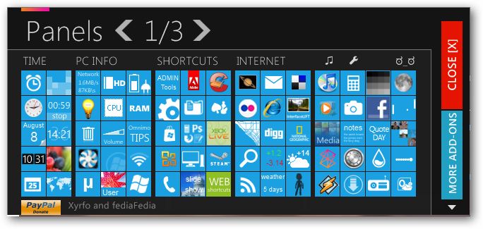 Windows 8 Metro UI Config
