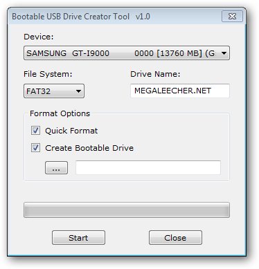 Bootable USB Drive Creator Tool