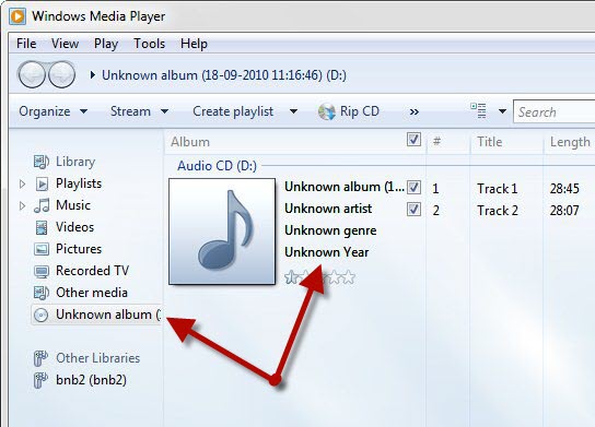 как создать еще один музыкальный компакт-диск в Windows 7
