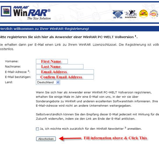 WinRAR 3.62 Free Legal Serial Key.