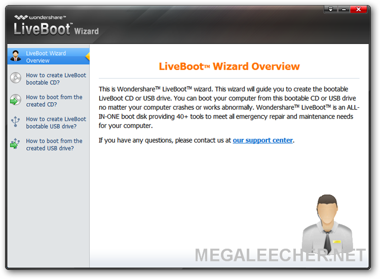 Wondershare Live Boot 2012