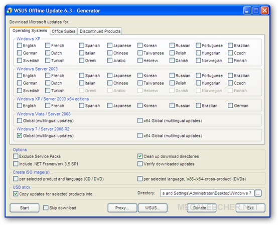 eset offline update server